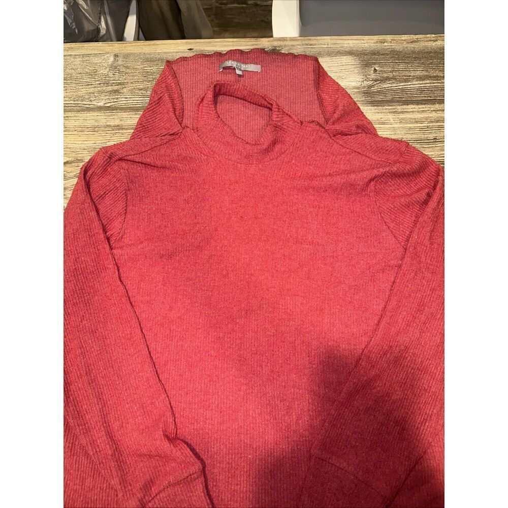 Lemon Tart Womans Burgundy Long Sleeve Shirt. Size Plus 1X. NWOT. P